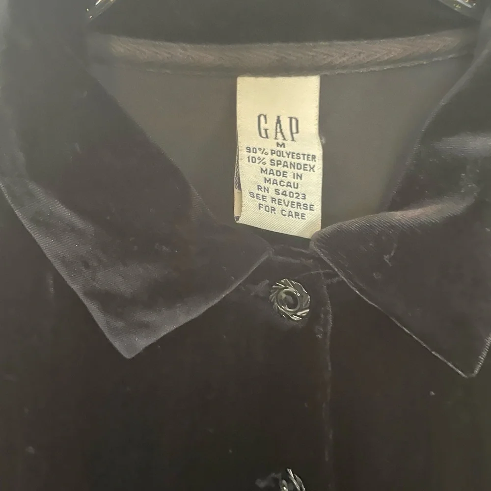 Girls Gap Black. Velour Holiday Dress Size Medium